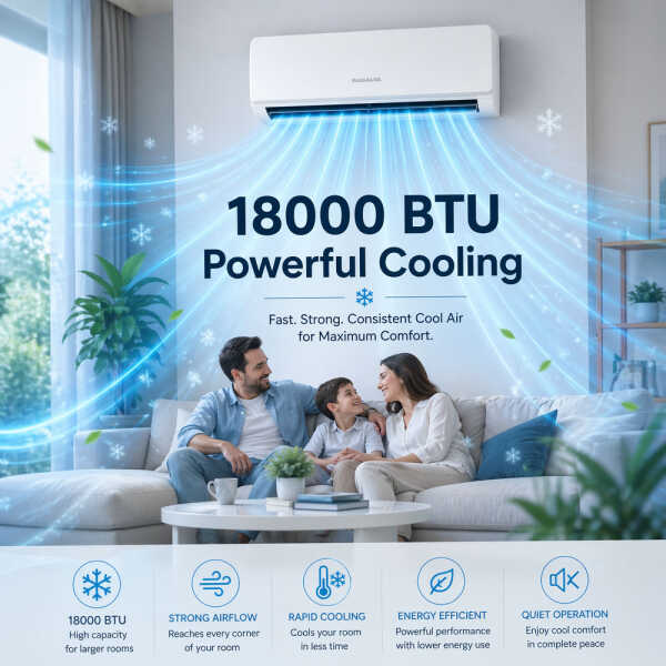 RAGALTA 18000BTU NON INVERTER 220V AIRCONDITIONER | RAG-18-220 - Image 