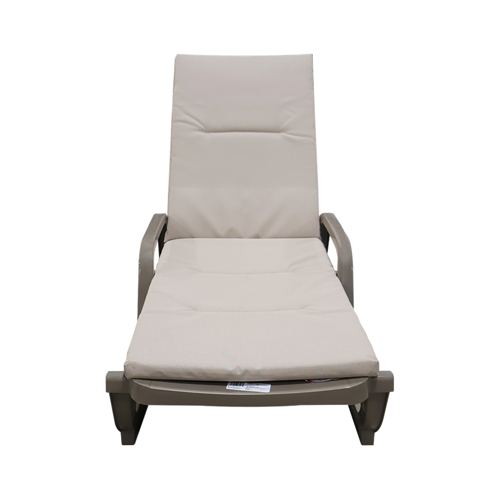 chaise lounge with cushion