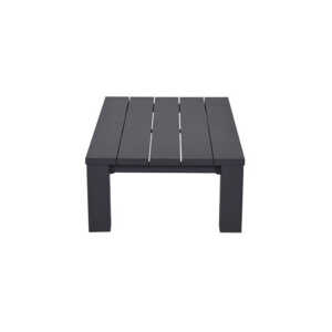 GARDEN IMPRESSIONS CUBE LOUNGE TABLE 140X72X40 CARBON BLACK | 07572GT - Image