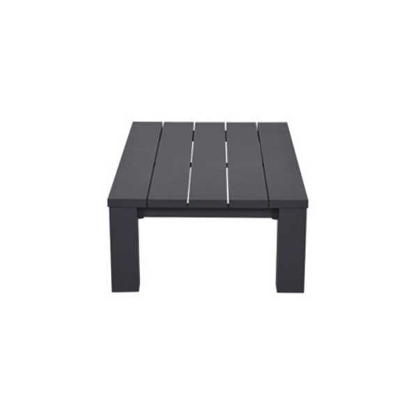 GARDEN IMPRESSIONS CUBE LOUNGE TABLE 140X72X40 CARBON BLACK | 07572GT - Image 