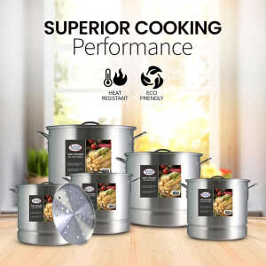 BENE CASA 15-PIECE ALUMINUM STOCK POT SET | BC58014