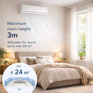 GLOBAL 18000 BTU INVERTER 220V AIR CONDITIONER | CS18L220 - Image 