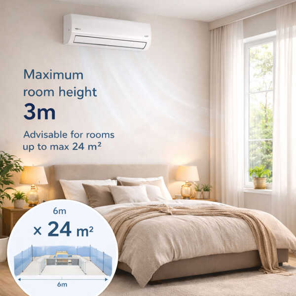 GLOBAL 18000 BTU INVERTER 220V AIR CONDITIONER | CS18L220 - Image 