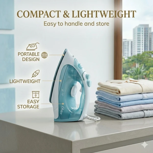 OSTER COMPACT STEAM IRON | GCSTBS5002-013 - Image 