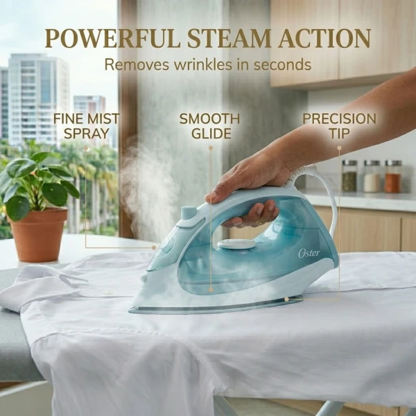 OSTER COMPACT STEAM IRON | GCSTBS5002-013 - Image 
