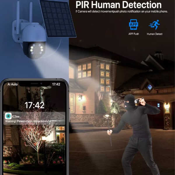 JORTAN SOLAR SMART CAMERA WIFI CAMERA | JT-8181XM - Image 