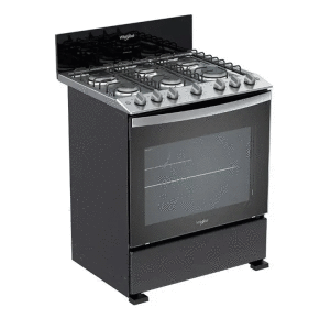 WHIRLPOOL 30″ 6 BURNERS GAS RANGE BLACK | LWF5050B