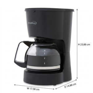 PREMIUM 4 CUPS COFFEE MAKER BLACK 120V-600W | PCM5422B - Image 
