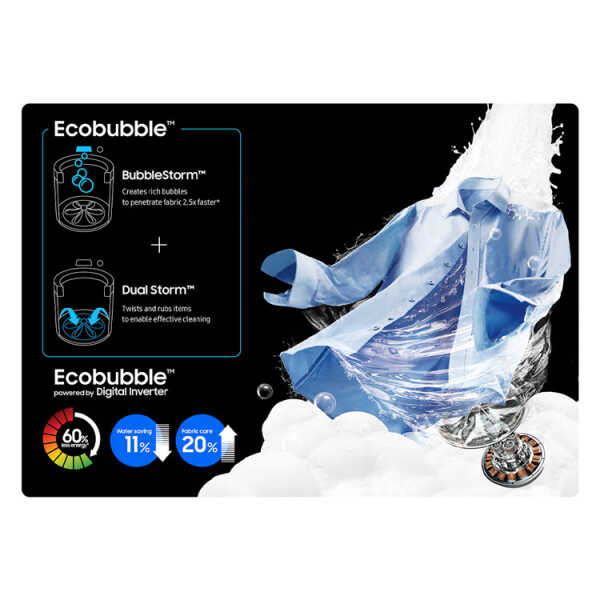 SAMSUNG 15 KG FULL WHITE TOP LOAD WASHER WITH IMPELLER  | WA15CG5441BWAP - Image 