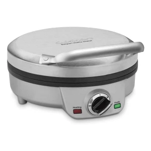 CUISINART MINI BELGIAN WAFFLE MAKER, 800W , SILVER | WAF-200P1 - Image 