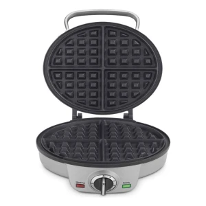 CUISINART MINI BELGIAN WAFFLE MAKER, 800W , SILVER | WAF-200P1 - Image 