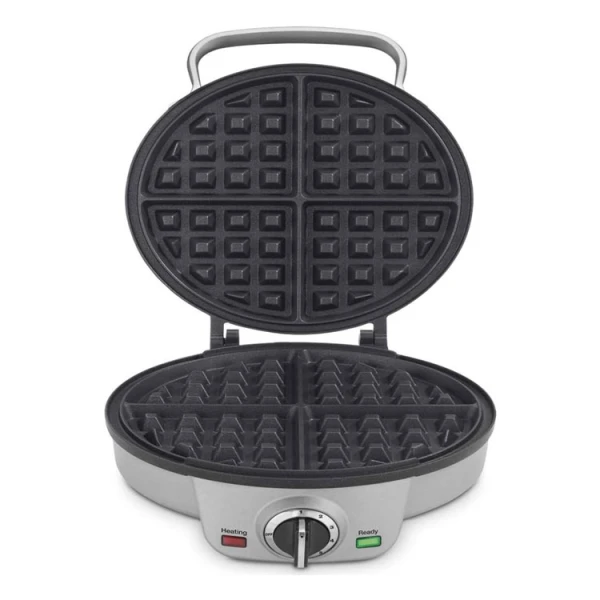 CUISINART MINI BELGIAN WAFFLE MAKER, 800W , SILVER | WAF-200P1 - Image 