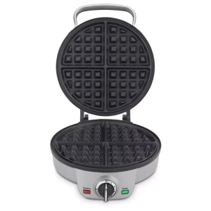 CUISINART MINI BELGIAN WAFFLE MAKER, 800W , SILVER | WAF-200P1 - Image 