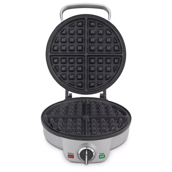 CUISINART MINI BELGIAN WAFFLE MAKER, 800W , SILVER | WAF-200P1 - Image 