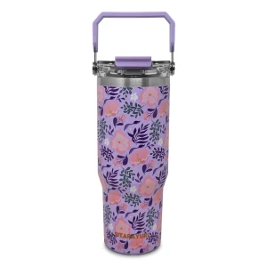 SITARAYURI 900ML THERMAL CUP WITH 3D FLORAL PATTERN | ZF-045 - Image 