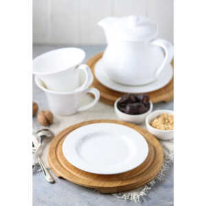 CERAMIC 9" ROUND FLAT PLATE  | 21004078 - Image 