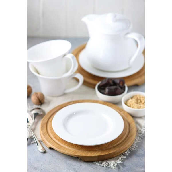 CERAMIC 9" ROUND FLAT PLATE  | 21004078 - Image 