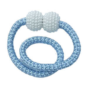 PEARL MAGNETIC CURTAIN STRAP 2PCS BLUE | 21010-045