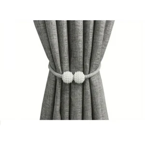 PEARL MAGNETIC CURTAIN STRAP 2PCS BLUE | 21010-045 - Image 