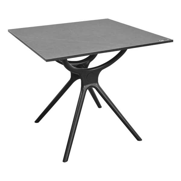 LINEA ART 80X80 CM GREY TABLE | 00297 - Image 