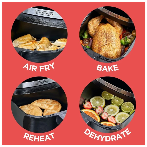 BLACK & DECKER PURIFRY 6 QUART AIR FRYER | AFBD62-1BD - Image 