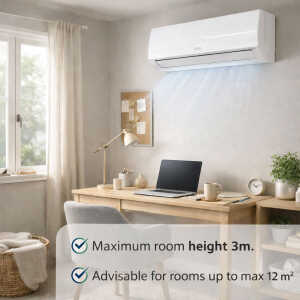 AXXEL 9000BTU NON-INVERTER AIRCONDITIONER 220V | AX9-220R - Image 