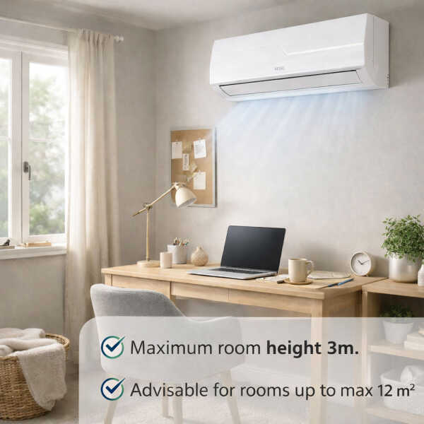 AXXEL 9000BTU NON-INVERTER AIRCONDITIONER 220V | AX9-220R - Image 