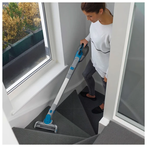 BLACK & DECKER CORDLESS FLOOR VACUUM CLEANER 2 IN 1 | HFEJ415JW - Image 
