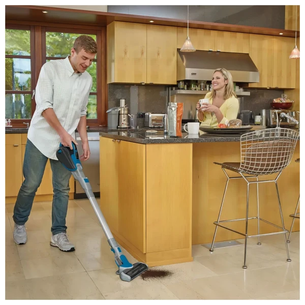 BLACK & DECKER CORDLESS FLOOR VACUUM CLEANER 2 IN 1 | HFEJ415JW - Image 