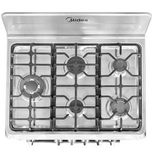 MIDEA 30" 5-BURNER STAINLESS STEEL GASRANGE | MGS30F1BBAWSS-CA