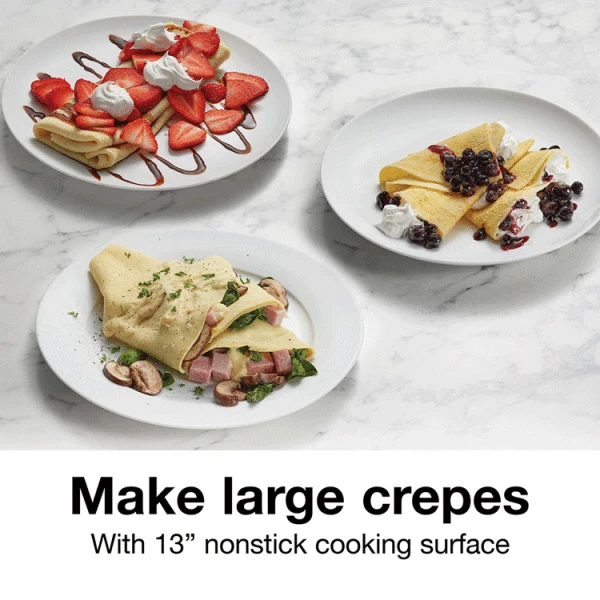 PROCTOR SILEX 13" NON-STICK CREPE MAKER | PS-38400 - Image 