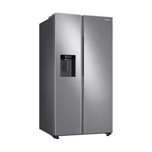 SAMSUNG REFRIGERATOR 27 CFT DIGITAL INVERTER SIDE BY SIDE WATER & ICE DISPENSER SILVER | RS27T5200S9/AP