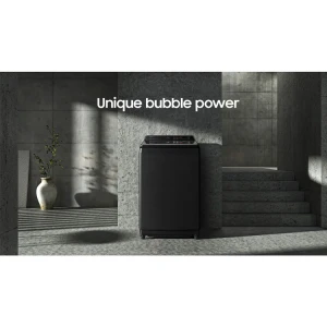 SAMSUNG 19KG TOP LOAD WASHER W/ ECO BUBBLE WITH DIGITAL INVERTER AND IMPELLER | WA19CG6442BDCU - Image 