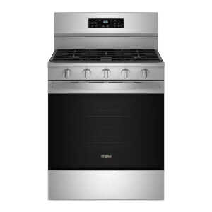 WHIRLPOOL 30" 5- BURNERS W/ AIR FRY CONVECTION OVEN, GASRANGE, SS | WFGS5030RS
