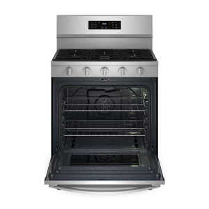 WHIRLPOOL 30" 5- BURNERS W/ AIR FRY CONVECTION OVEN, GASRANGE, SS | WFGS5030RS