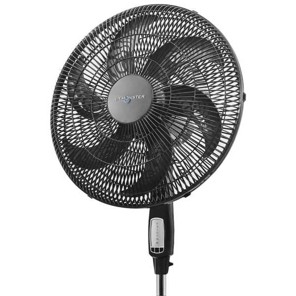 AIR MONSTER 18" STAND FAN W/REMOTE CONTROL | AM-S1860-RPG - Image 