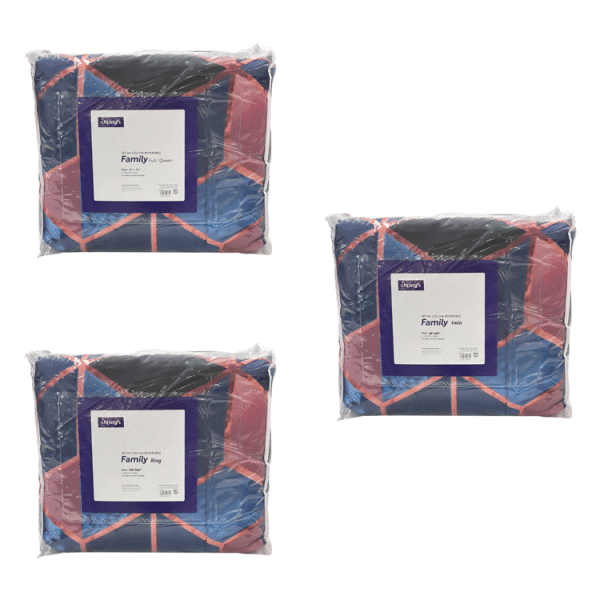 CHRISTY'S PRINTED FULL QUEEN SIZE COMFORTER 3PC SET | VARIETY - Image 1
