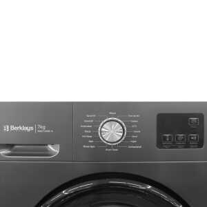 BERKLAYS 7KG FRONT LOAD WASHER INVERTER GREY 110V/60HZ | BW07105SR.16