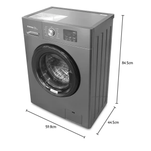 BERKLAYS 7KG FRONT LOAD WASHER INVERTER GREY 110V/60HZ | BW07105SR.16 - Image 