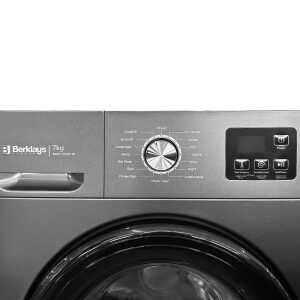 BERKLAYS 7KG FRONT LOAD WASHER INVERTER GREY 110V/60HZ | BW07105SR.16 - Image 
