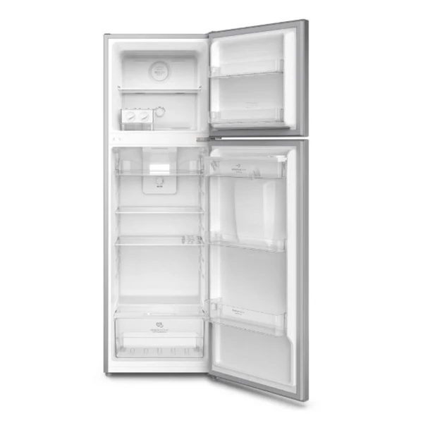 FRIGIDAIRE 9.0 CU.FT NO FROST TOP FREEZER SILVER REFRIGERATOR | FRT09F3N4BS - Image 