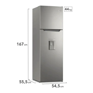FRIGIDAIRE 9.0 CU.FT NO FROST TOP FREEZER SILVER REFRIGERATOR | FRT09F3N4BS - Image 
