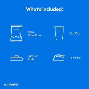 NUTRIBULLET 32OZ 900W MOTOR BASE 120V PERSONAL BLENDER  | VARIETY