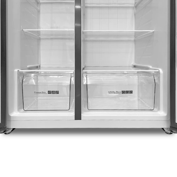 SHARP SIDE BY SIDE 22 CU.FT STAINLESS STEEL REFRIGERATOR  | SHA-631T - Image 