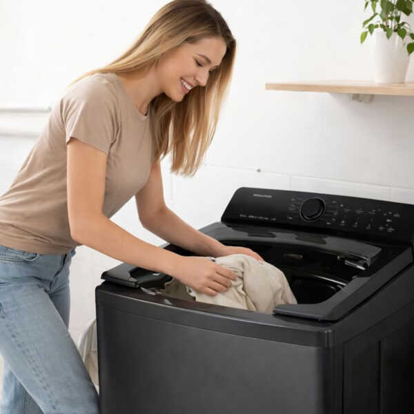 HISENSE 20KG INVERTER TOPLOAD IMPELLER GREY WASHER | WT512023DB - Image 