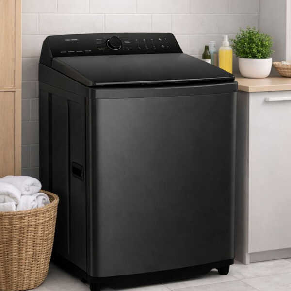 HISENSE 20KG INVERTER TOPLOAD IMPELLER GREY WASHER | WT512023DB - Image 