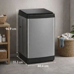 HISENSE 14KG INVERTER GREY IMPELLER TOPLOAD WASHER  | WT5K1423DT - Image 
