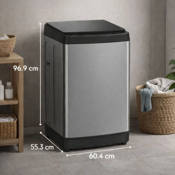 HISENSE 14KG INVERTER GREY IMPELLER TOPLOAD WASHER  | WT5K1423DT - Image 