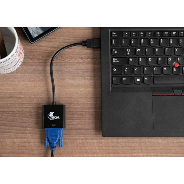 XTECH HDMI MALE TO VGA FEMALE VIDEO ADAPTER | XTC-363 - Image 
