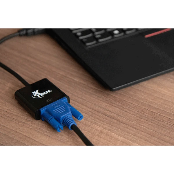 XTECH HDMI MALE TO VGA FEMALE VIDEO ADAPTER | XTC-363 - Image 